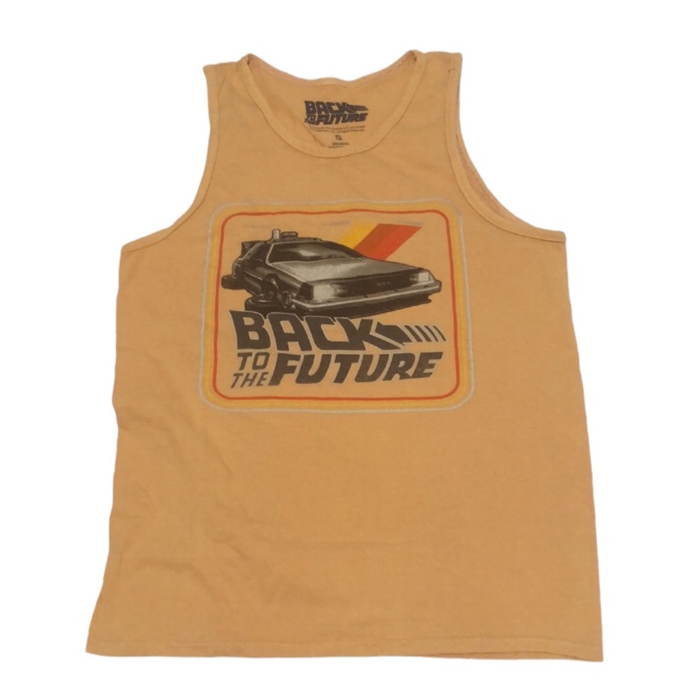 Universal Studios Back To The Future Yellow Tank Men’s Size S